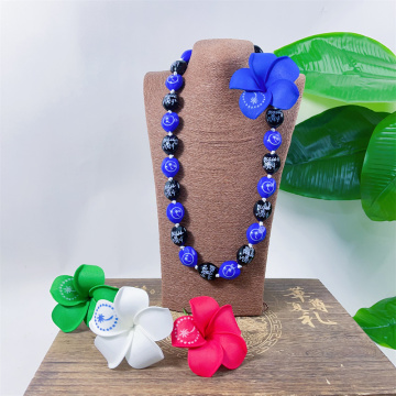 Bricolage kukui perles de graduation leis