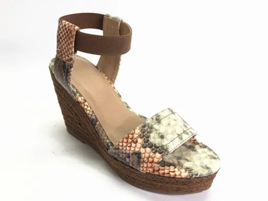 Womens Open Toe  Espadrille Platform Wedges Sandals
