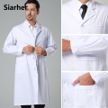 Medical white coat Long short Sleeve women & men Medical Coat Uniform Medical Lab Coat Hospital Doctor Slim medical uniform