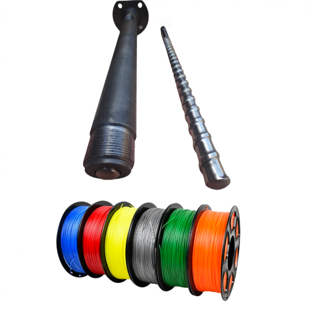 screw barrel for 3D filament extruder