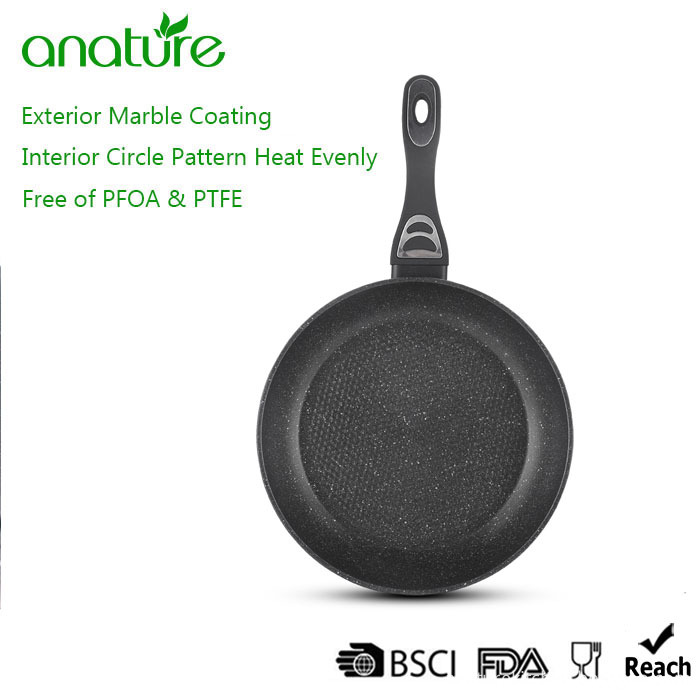 Durable Marble Tone Forged Nonstick Frypan Set