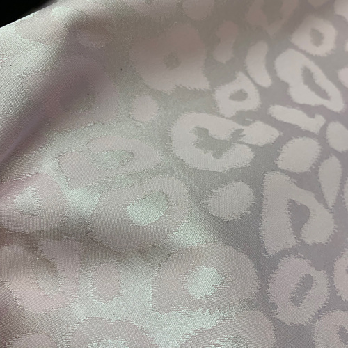 Imitation leather leopard pattern tc backing fabric