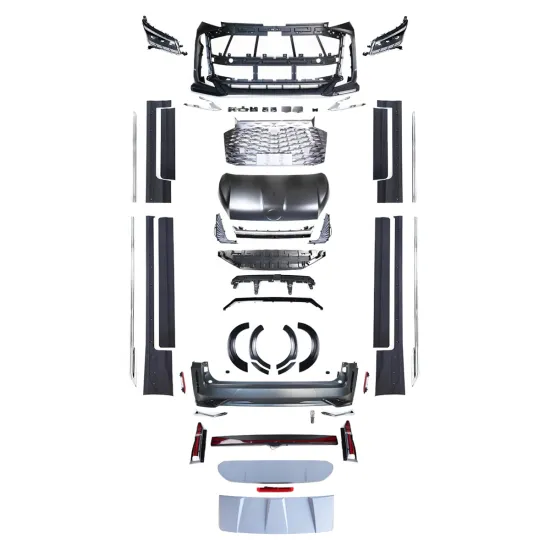 Ultra-Luxury Exterior Styling Accessories Bumpers and Lights for Toyota HIACE 2018-2024 Facelift