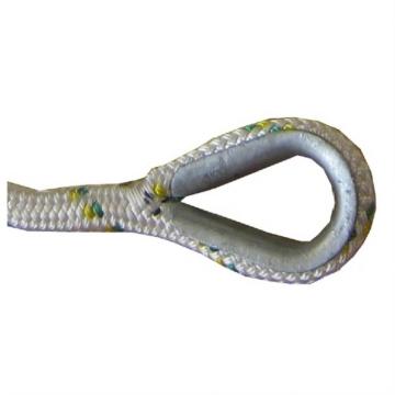 UV Resistant 18mm PP double braided tugboat rope with eye splice ring