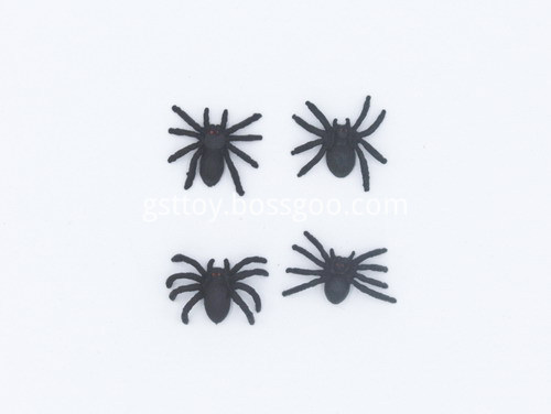 Mini Plastic Black Spiders