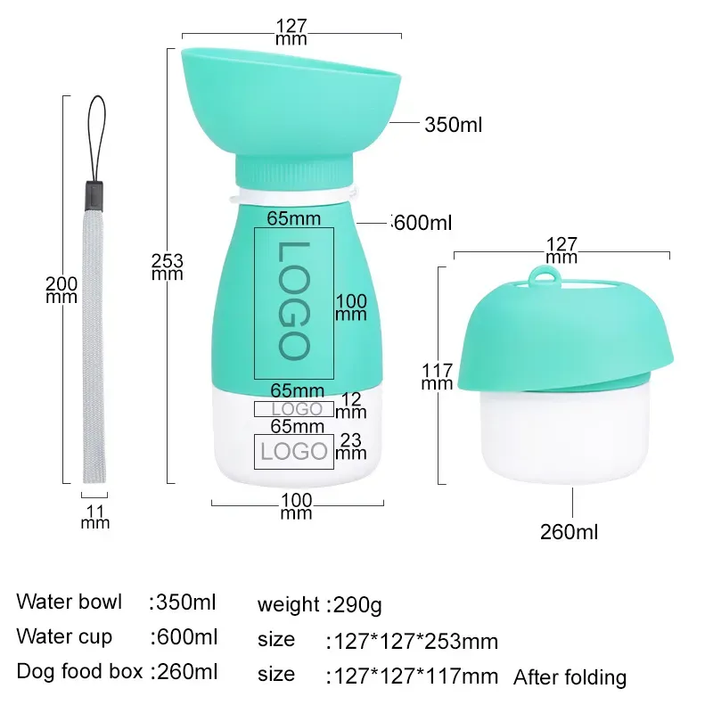 Portable Leak-Proof Dog Water Bottle