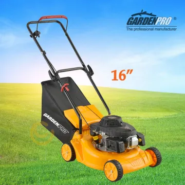 Hand Push gasoline Lawn Mower, 16'