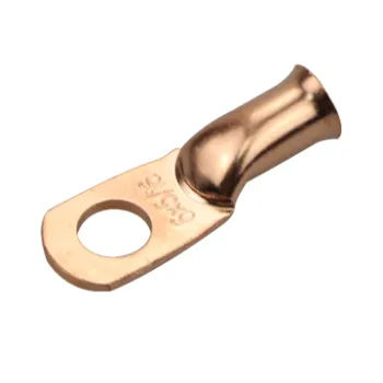 Cold-press terminal/nose/copper cable connector