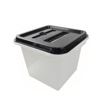 46L Square Plastic Transparent Ballot Box for Elections: Your Reliable Voting Solution