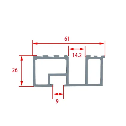 Bimore Elevator Door Sill TOEC-4032003100 Aluminium Alloy Landing Sill