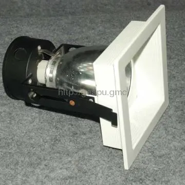 square housing vertical spiral E27 downlight