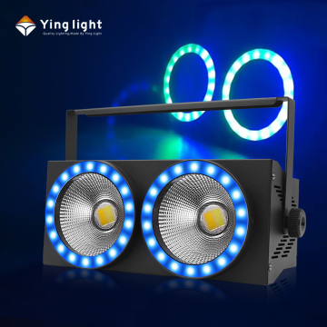 2 ojos audiencia Blinder Cob Light con anillo LED