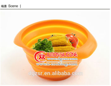 New product for silicone microwave collapsible bowl