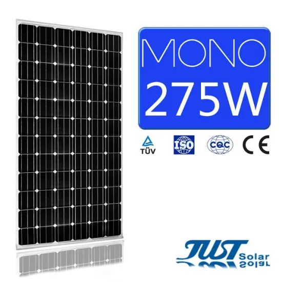 Chinese Manufacturer Mono Solar Panels 275W with Ce, TUV Certificates