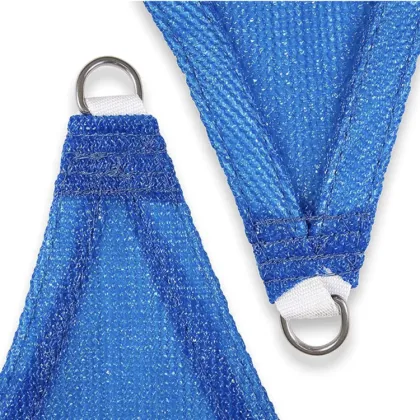 HDPE UV Resistant Blue Rectangular Shade Sail 170GSM - Wholesale Outdoor Waterproof Sun Shade Sail