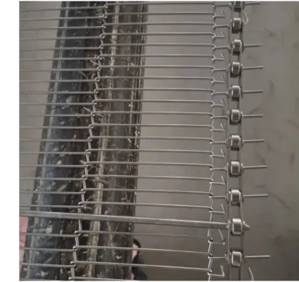 Flat flex food wire belt