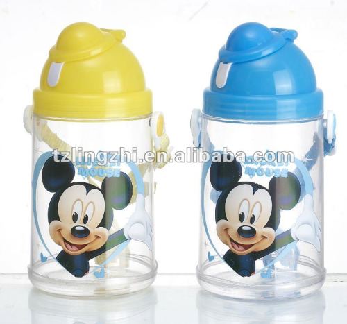 bounce children water bottle with straw