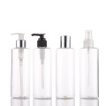 wholesale clear color customized lotion pump disc top cap pet shampoo bottle 150 ml 250ml