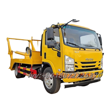 New Isuzu NPR 5-8 Tons 6-Wheel Swing Arm Garbage Truck for City/Town Collection