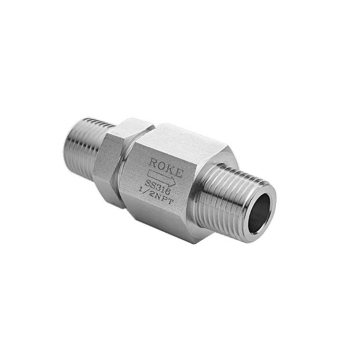 Valve non retour hydraulique en acier inoxydable 1/4 "-2" NPT