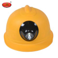 Işık ile V-şekilli LED Kömür Miner Hard Hat