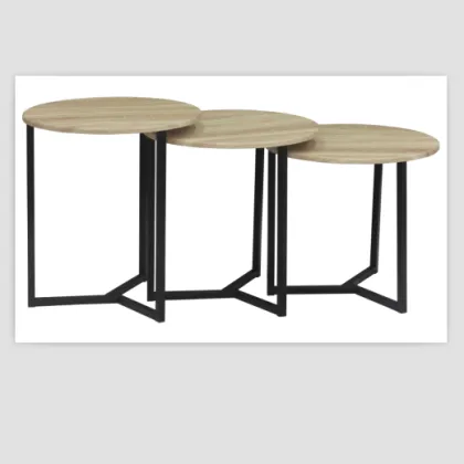 Set of 3 Better Homes & Gardens Glossy White Coffee Tables
