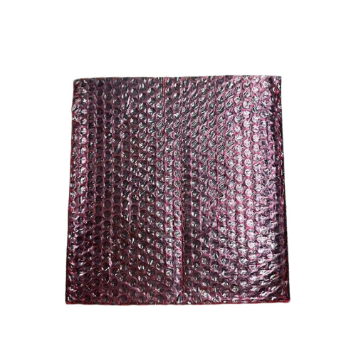 Matte metallic burgundy polyethylene bubble envelope