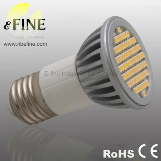 3528 SMD SPOT E27 LED 5W 230V JDR high power 70 SMD aluminum body