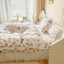 공장 사용자 정의 인쇄 bedcover bedspread 세트 도매상