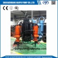 submersible slurry pump with excavator