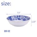 7.5 Inch Melamine Shallow Bowls Set of 6