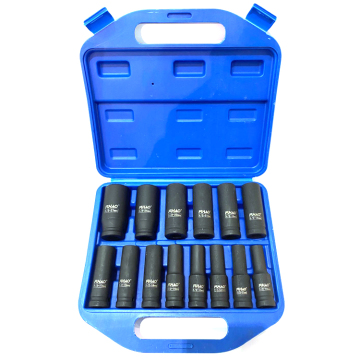 Professionele automotive reparatiehulpmiddelen: High-Torque auto-onderhoudskit inclusief pneumatische mouw, diepe impact socket set