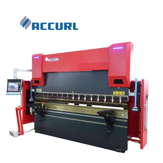 ACCURL 6-axis DA66T CNC Tooling Rear Support Press Brake with 2D Graphic View and CNC Motorized Wave Crowning