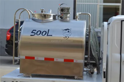 Mobile 500 Liters Milk Tank Feeder for Dairy Farms