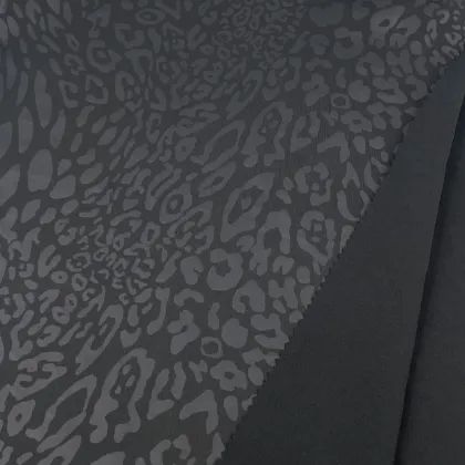 Polyester Elastane Mixed Foiled Print Textile