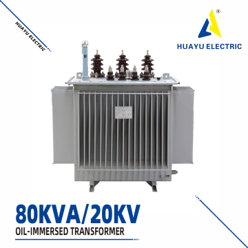 80kVA 20KV oil-immersed power transformer