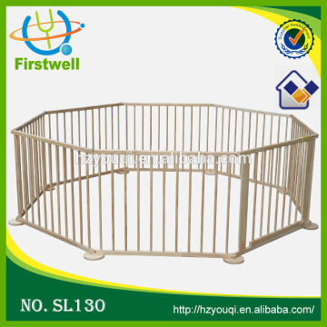 2015 new arrival wooden baby doll playpen
