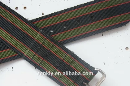 James bonds nylon belt, genuine leather belt