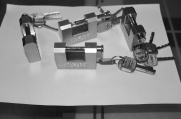 Nickel Plated Rectangle Brass Blade Type Padlock