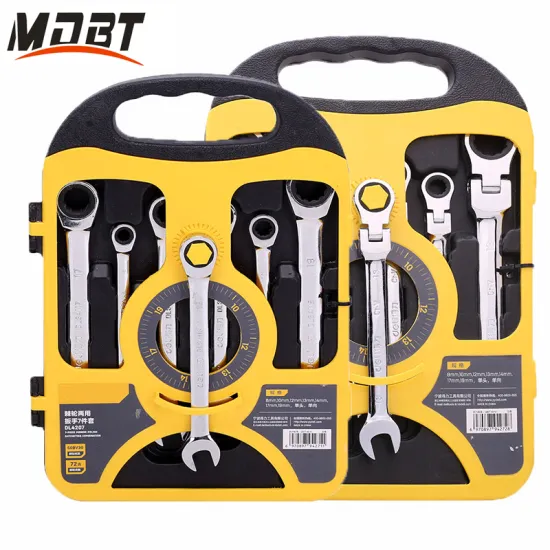 7pcs Ratchet Wrench Set for Car Repair and Maintenance