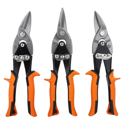 Rust-Proof Shearing Handle TPR Weight 0.46kg: Left Cut Tin Snips & Aviation Snips