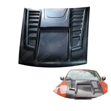 ABS Exterior Cover Big Hood Scoop Bonnet Protector for Dmax 2021