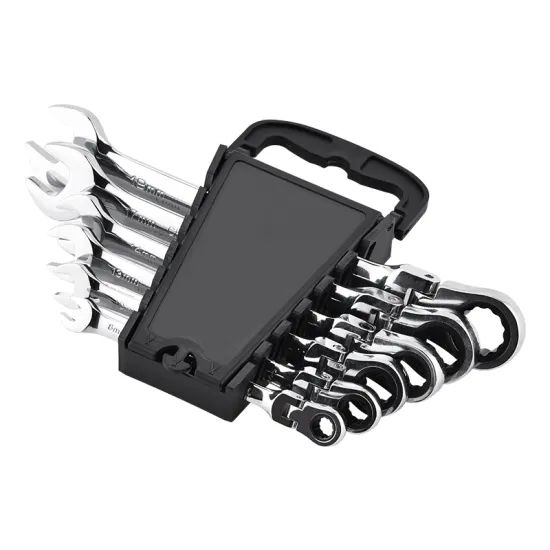 6-32mm Flexible Reversible Ratchet Wrench Set for Auto Repair