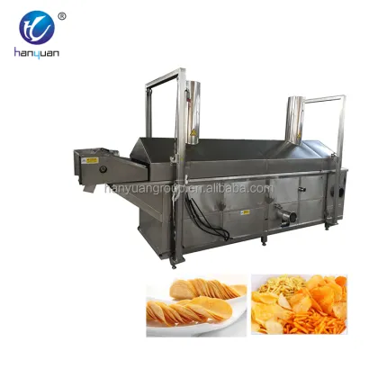 Hot-Selling Large Continuous Automatic Snack Foods Frying Machine