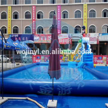 best selling for children with water slide big inflatable pool