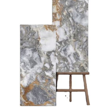 Light Gray Quartz Marble Slab Tiles for Luxury Chinese Style Interiors