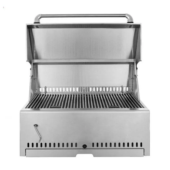 Outdoor Barbecue Kitchen 32 Inch 304 Stainless Steel Kit Trolley Charcoal Grill