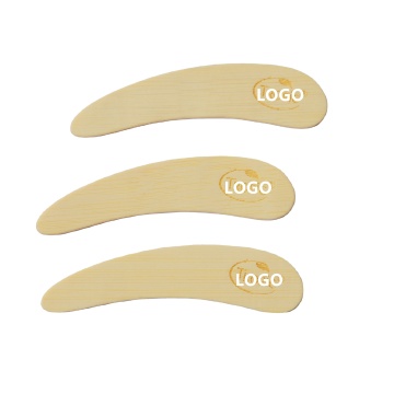 Bamboo Mini Facial Cosmetic Cream Spatula with Custom Logo
