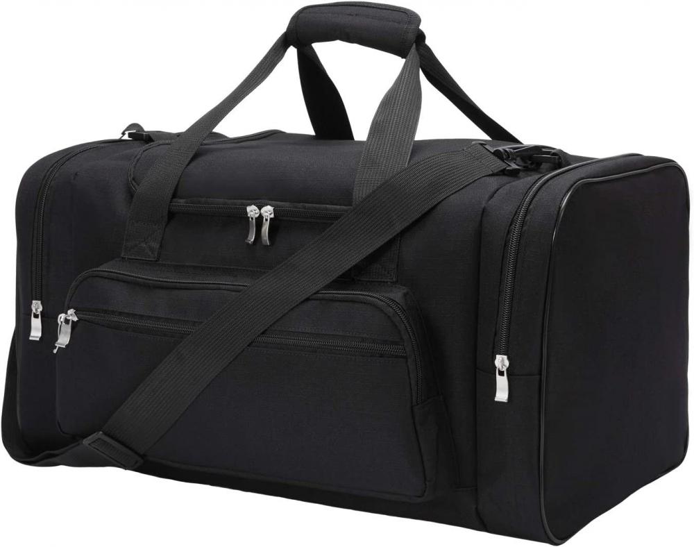 Sport Duffel Bag voor reisgymnastiek zwart