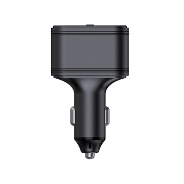 Alarm 4G C036 Car Charger with Built-in Large Capacity Storage Chip and Wireless USB Charging Function